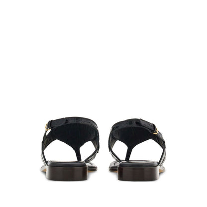 Ferragamo Gancini-buckle Leather Sandals Sandals