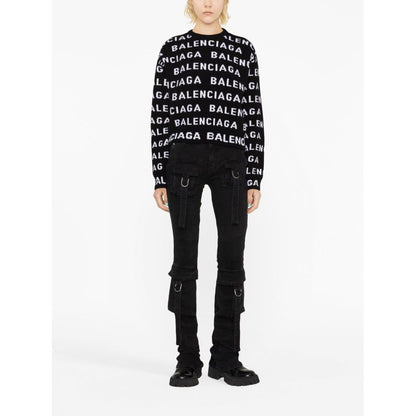 Balenciaga Logo wool sweater Topwear
