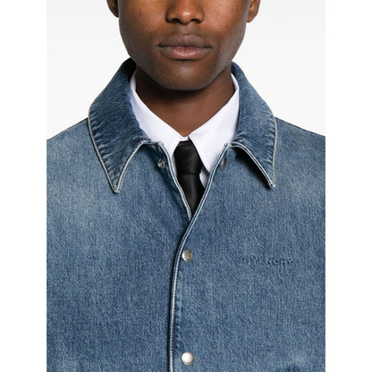 Givenchy Sweaters Blue Topwear