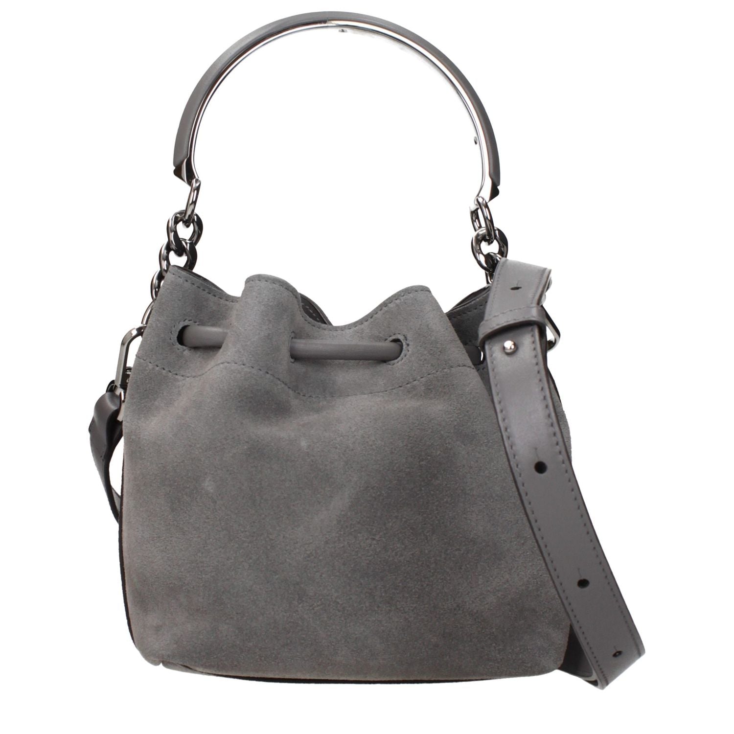Jimmy Choo Gray Leather Handbag