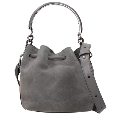 Jimmy Choo Gray Leather Handbag