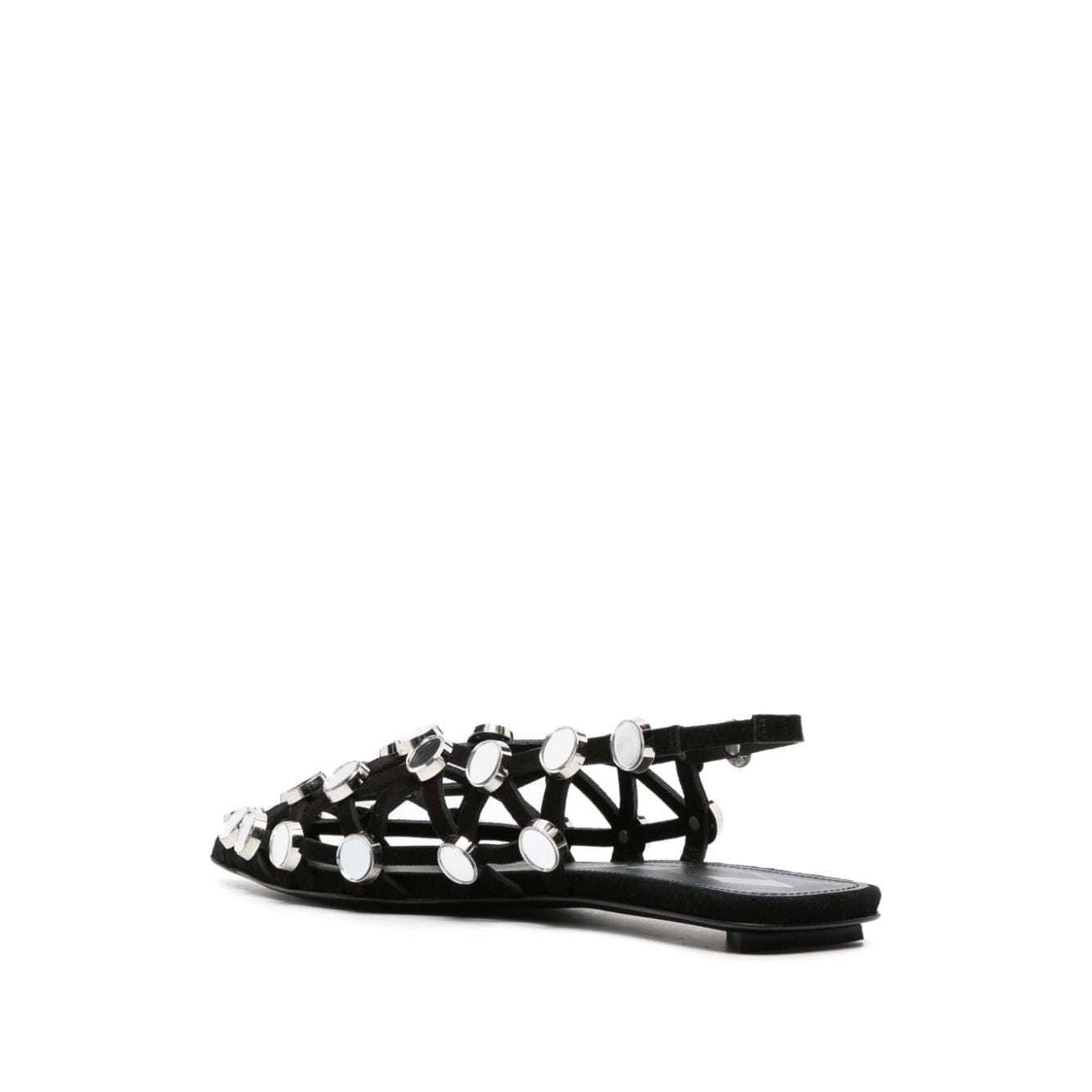 The Attico Flat shoes Black Flat Shoes