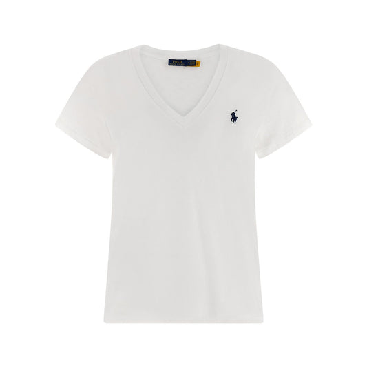 Polo Ralph Lauren White Cotton T-Shirt