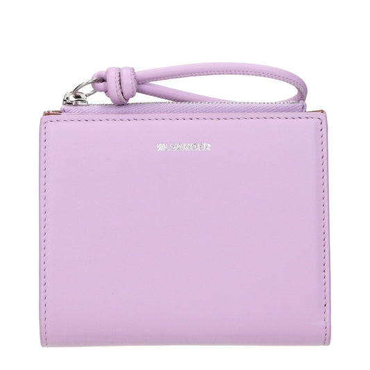 Jil Sander Pink Leather Wallet