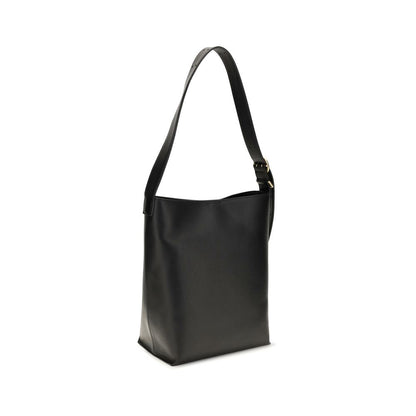 Jil Sander Black Calf Leather Bos Taurus Handbag