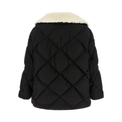 IENKI IENKI Black Nylon Full-Length Jacket