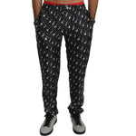 Dolce & Gabbana Silk Black Musical Instrument Trouser Pants PAN70750-46