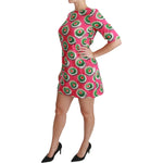 Dolce & Gabbana Pink Silk Cup Cake Shift Stretch Dress DR2517-36