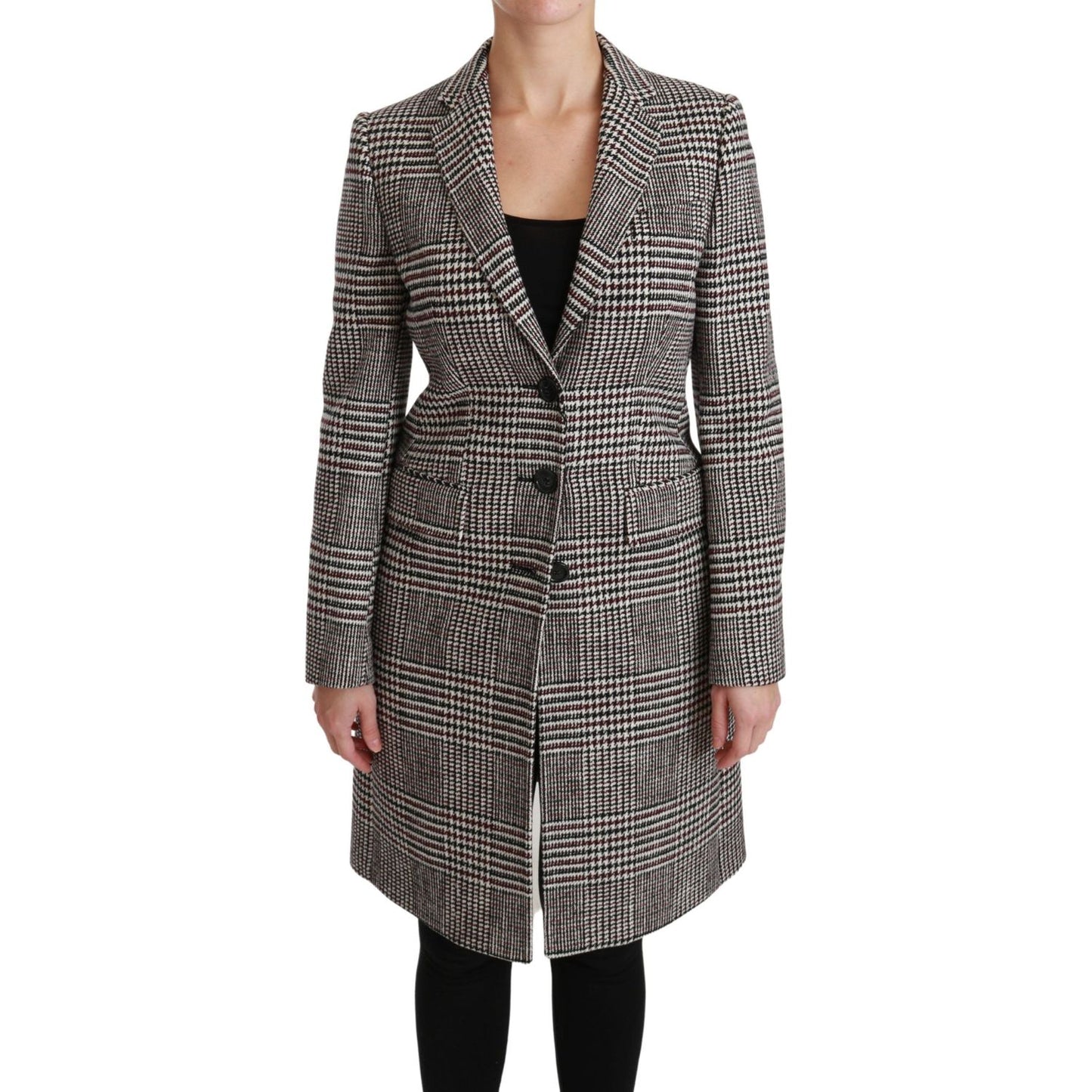 Dolce & Gabbana Multicolor Trench Knee Long Jacket Coat JKT2520-40