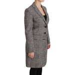 Dolce & Gabbana Multicolor Trench Knee Long Jacket Coat JKT2520-40
