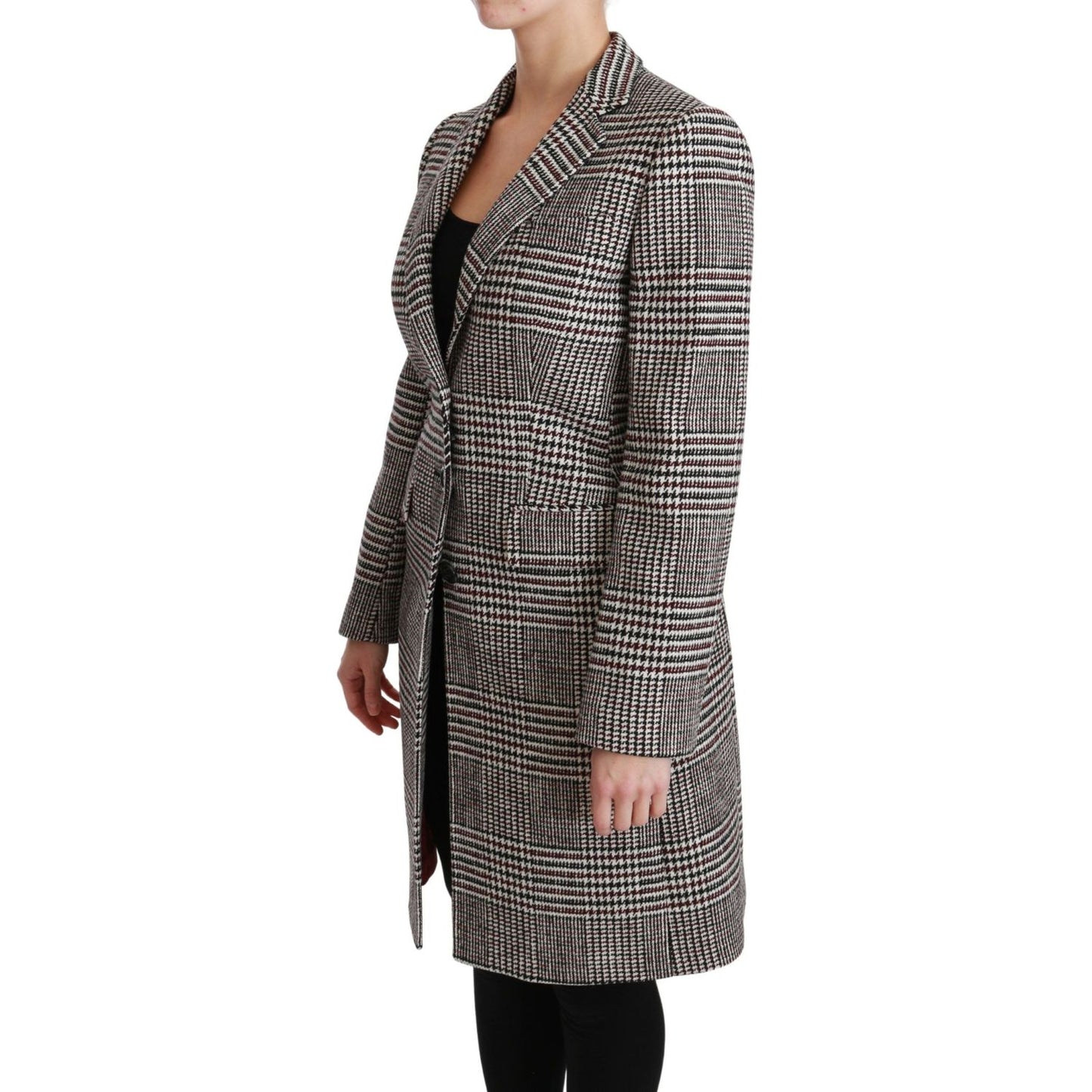 Dolce & Gabbana Multicolor Trench Knee Long Jacket Coat JKT2520-40