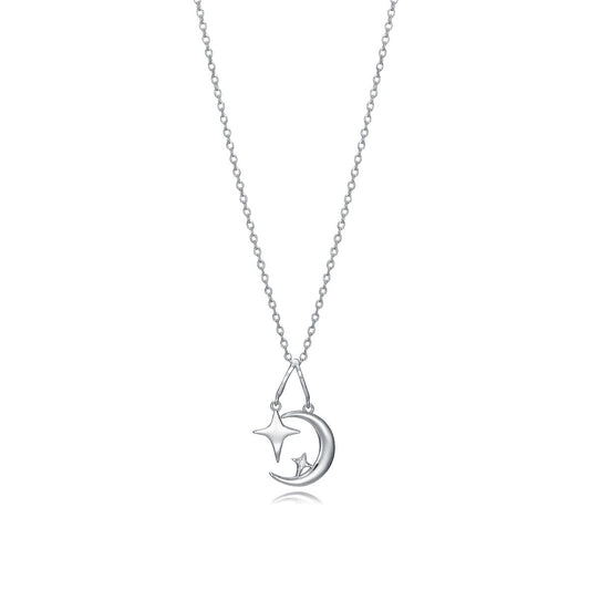 VICEROY JEWELS Mod. 13011C000-30 silver 925° necklace with star and moon charm