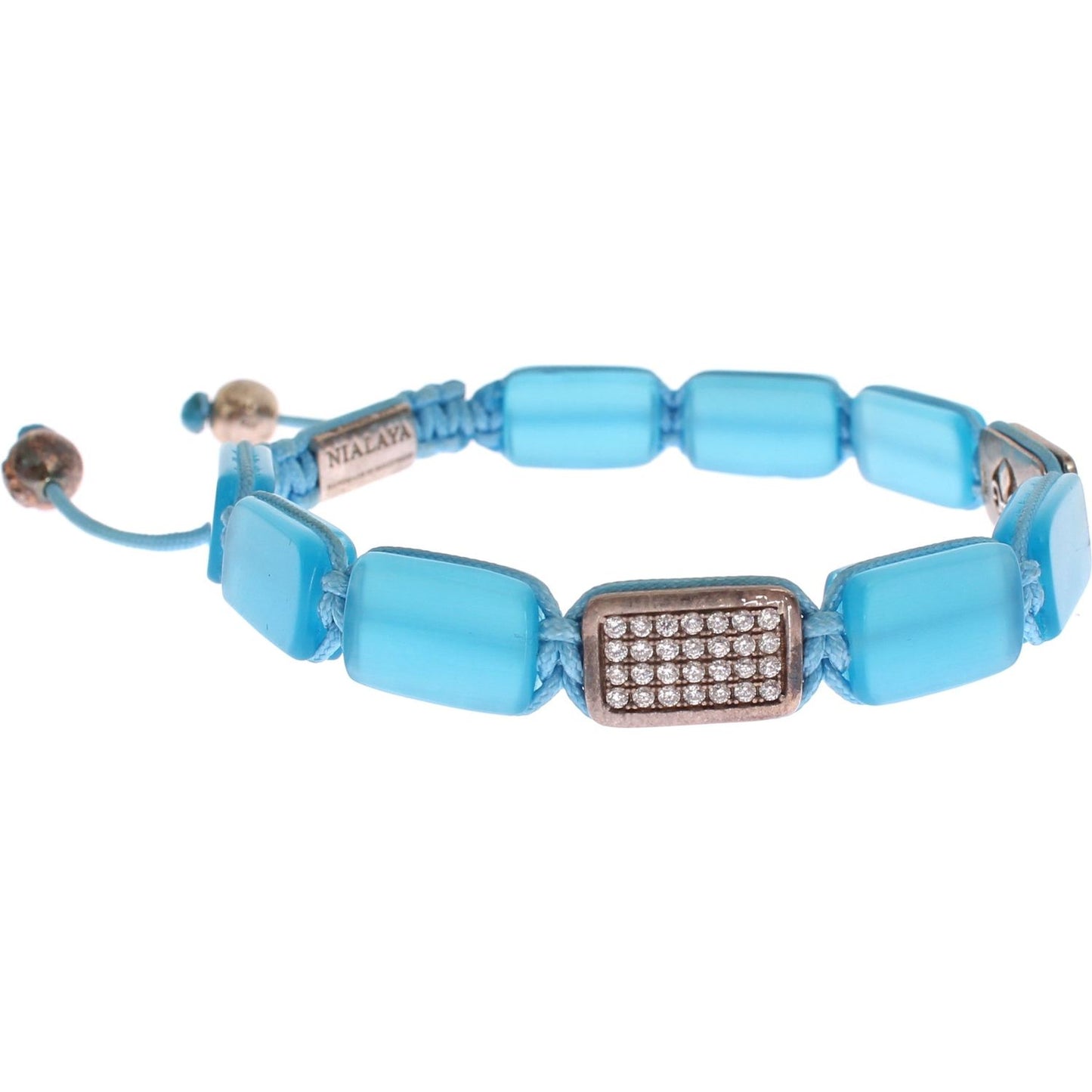 Nialaya CZ Opal 925 Silver Bracelet Bracelet