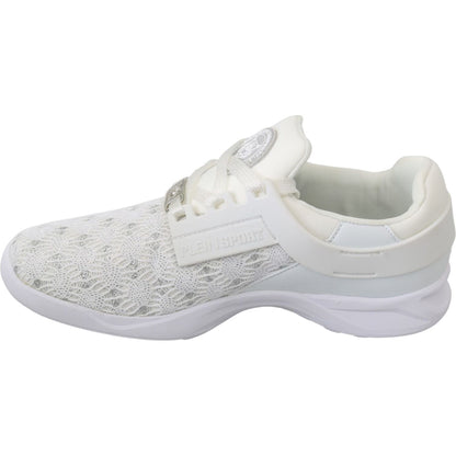Philipp Plein White Polyester Casual Sneakers Shoes WOMAN SNEAKERS