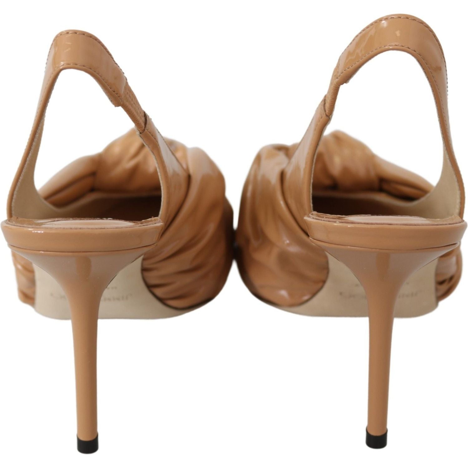 حذاء جيمي تشو الأنيق المصنوع من الجلد ذو المقدمة المدببة