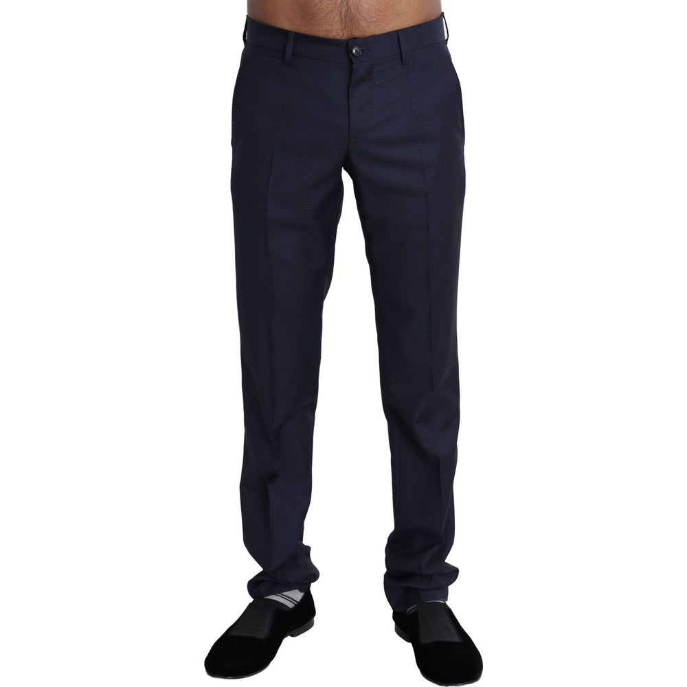 Dolce & Gabbana Navy Blue Dress Formal Men Trouser Pants PAN71503-44