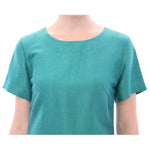 Lanre Da Silva Ajayi Elegant Embroidered Green Mini Dress Lanre Da Silva Ajayi Cadet Blue