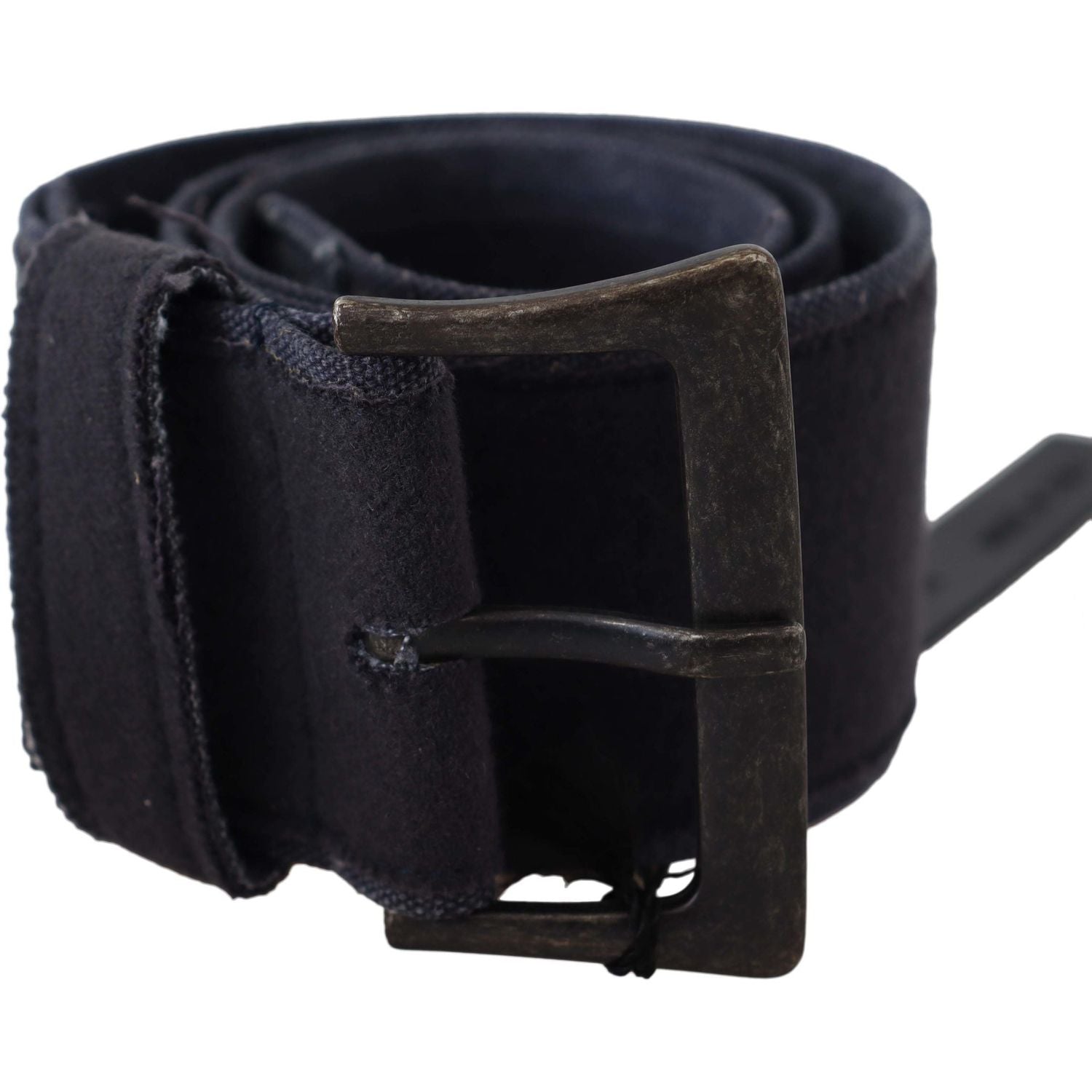 Ermanno Scervino Black Leather Wide Buckle Waist Luxury Belt