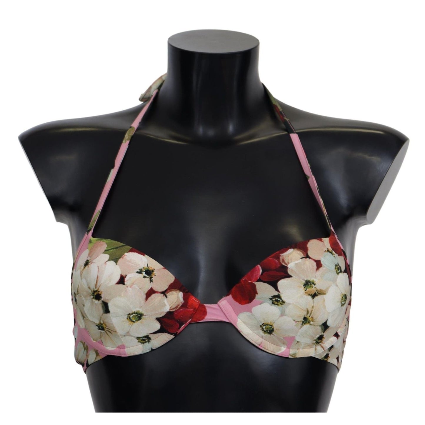 Dolce & Gabbana Multicolor Floral Swimsuit Beachwear Bikini Tops