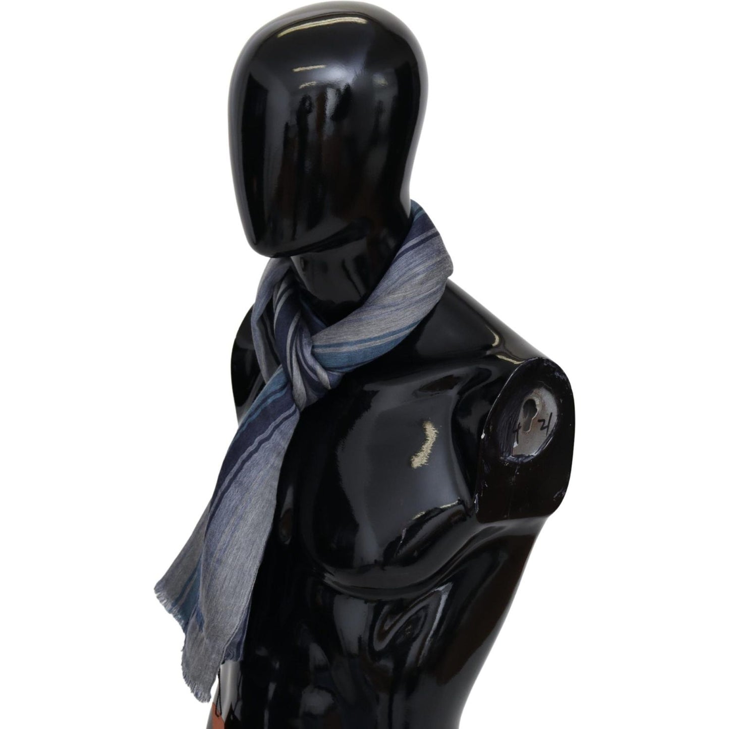 Missoni Multicolor Wool Striped Unisex Neck Wrap Shawl