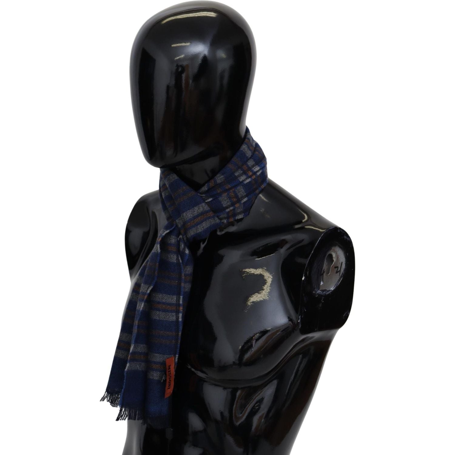 وشاح Missoni Chic متعدد الألوان من الصوف للجنسين بتصميم هامشي