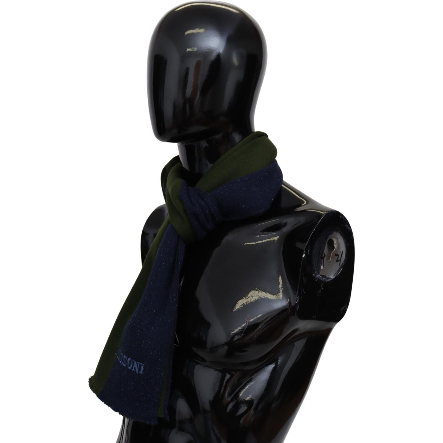 وشاح ميسوني من الصوف الأصلي مع خطوط وتطريز الشعار