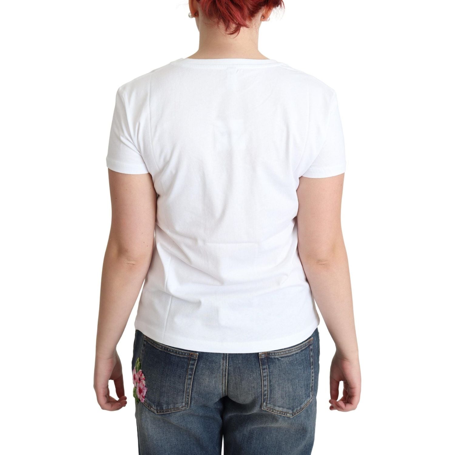 تي شيرت قطني مطبوع من موسكينو ساني ميلانو