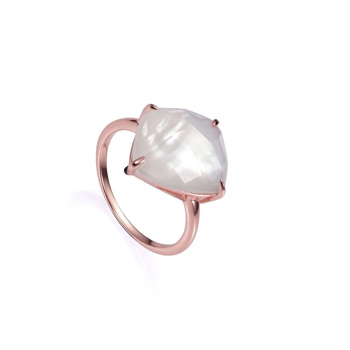 VICEROY JEWELS Mod. 15110A014-40 Lady's ring in rose gold with a gemstone setting, featuring an elegant quartz movement and silver 925°.