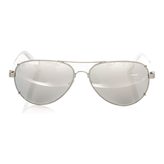 Frankie Morello Silver Metallic Men Sunglass FR-22121