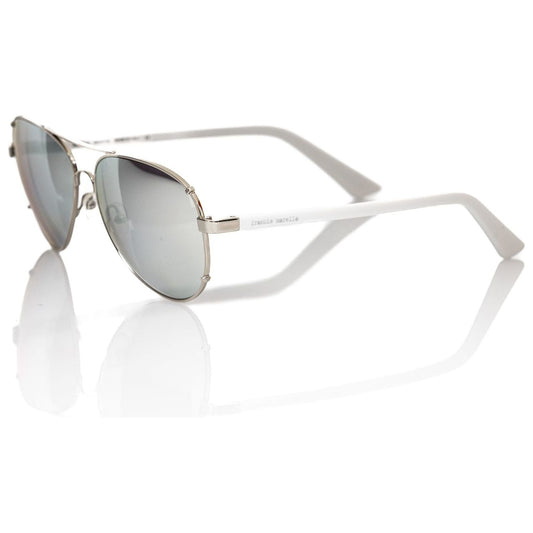 Frankie Morello Silver Metallic Men Sunglass FR-22121