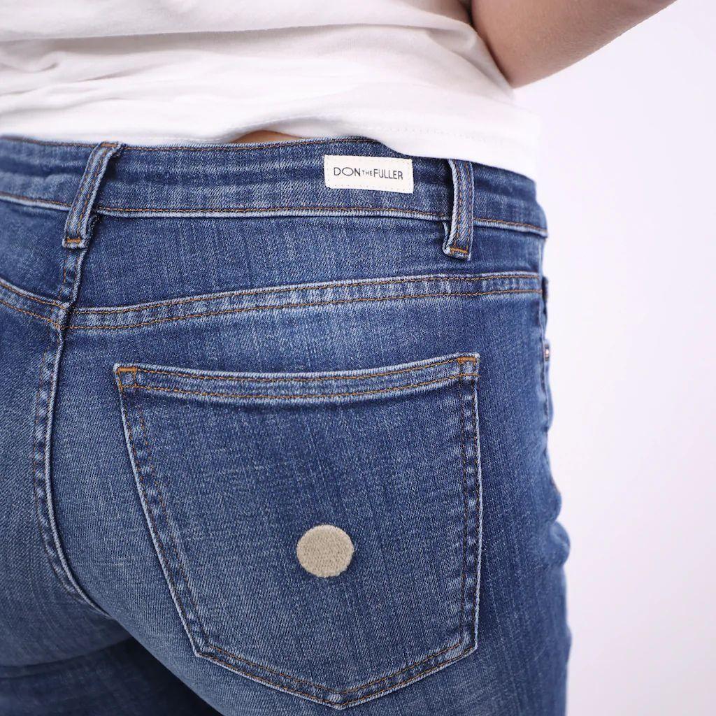 Don The Fuller Blue Cotton Jeans Denim