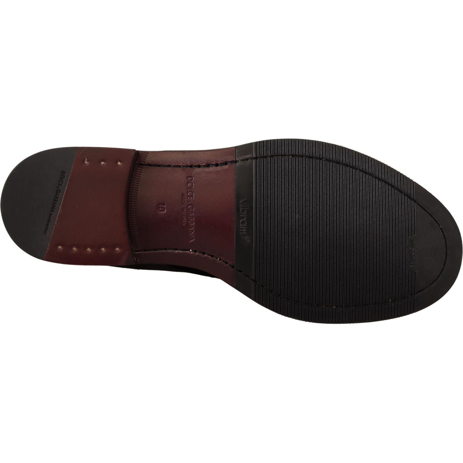 حذاء دولتشي آند غابانا الأنيق المصنوع من المخمل الأسود والجلد الغريب