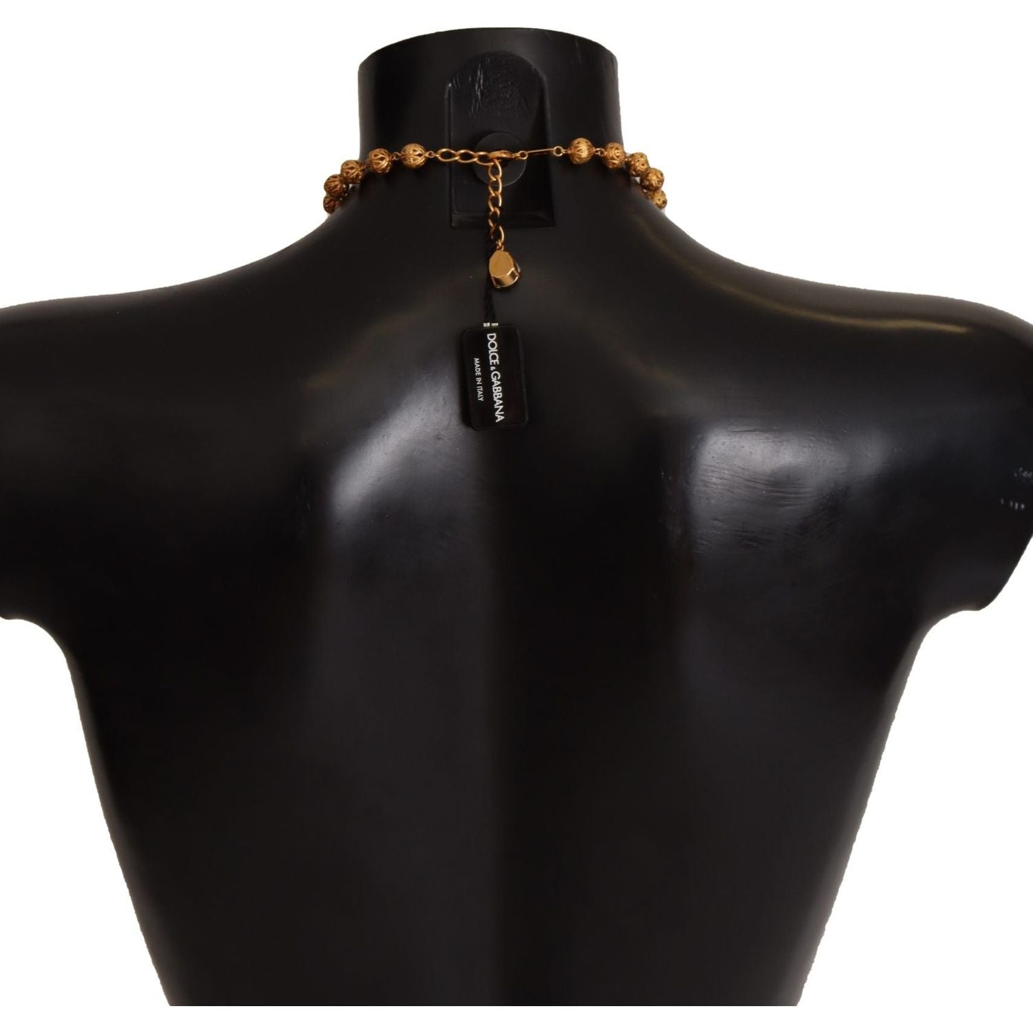 قلادة دولتشي آند غابانا متعددة الألوان من الكريستال