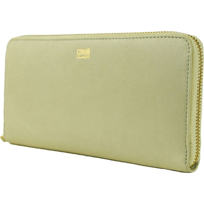 Cavalli Class Gray Calfskin Women Wallet WOMAN WALLETS