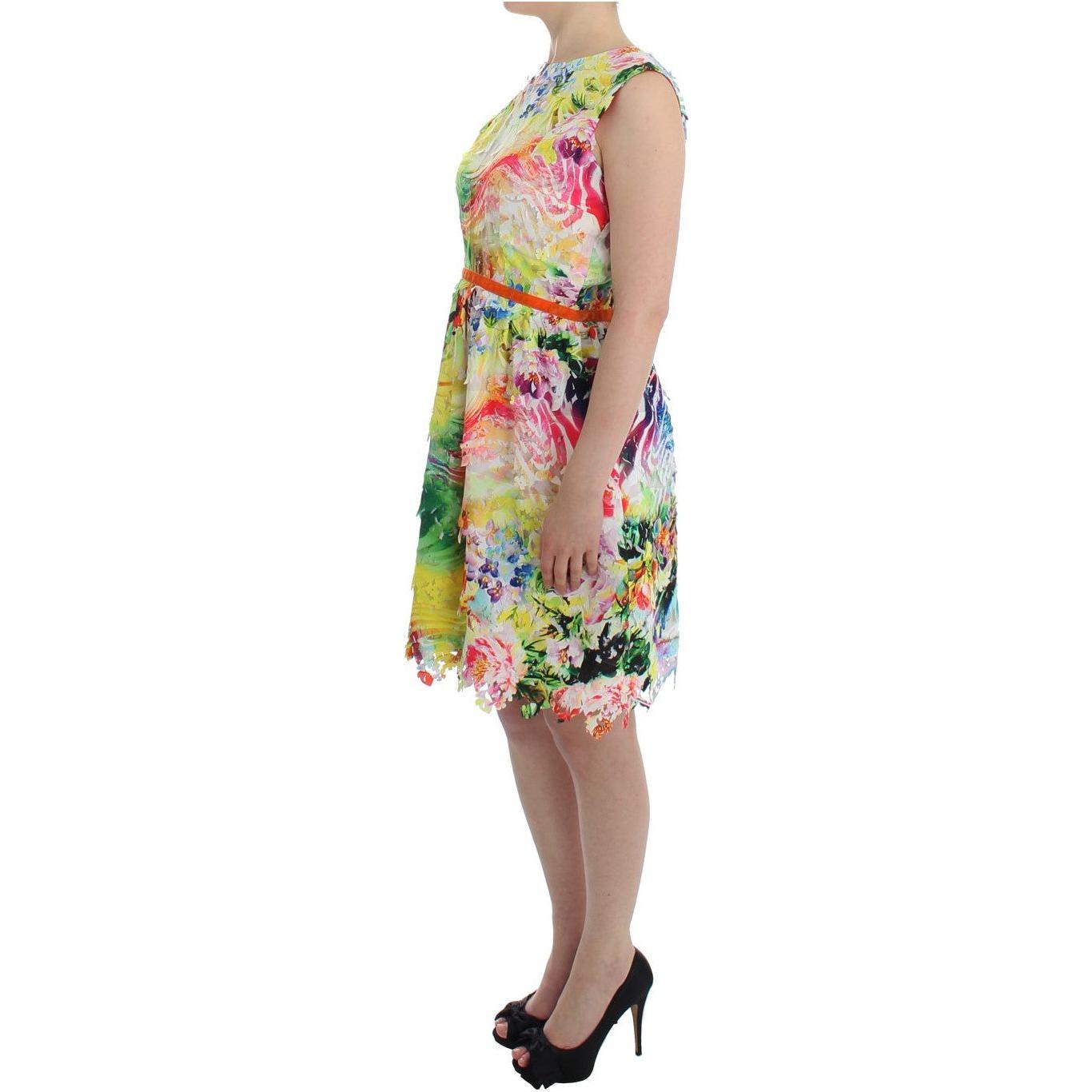 Lanre Da Silva Ajayi Multicolor Organza Sheath Dress SIG12520-2
