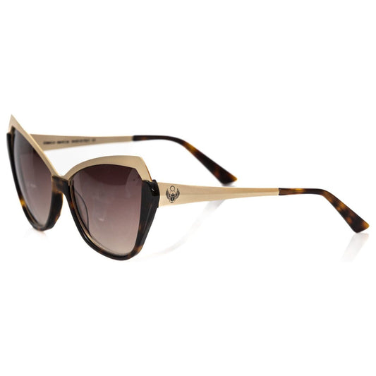 Frankie Morello Black Acetate Women's Sunglass FR-22081
