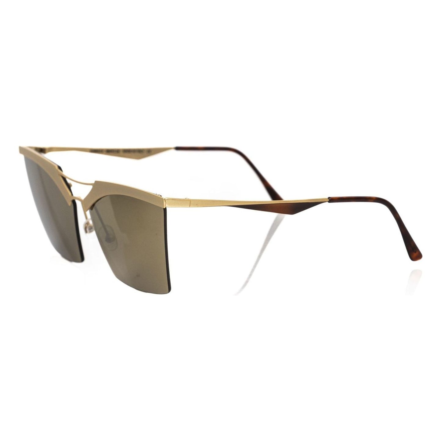 Frankie Morello Gold Metallic Fibre Women's Sunglasses