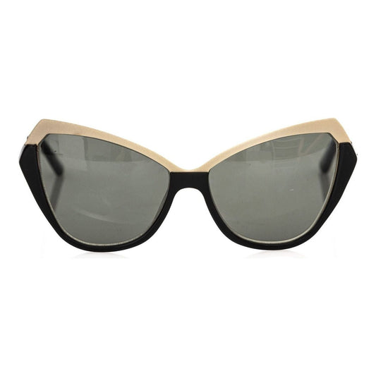 Frankie Morello Black Acetate Women Sunglasses FR-22079