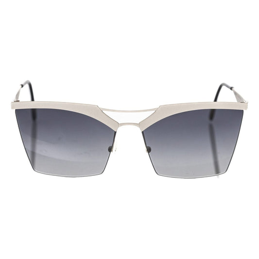 Frankie Morello Silver Metallic Women Sunglass FR-22087