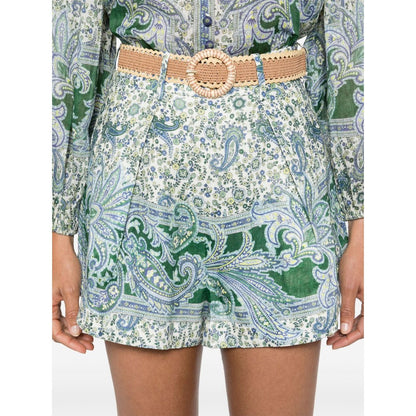 Zimmermann Ottie Tuck Linen Shorts Short trousers
