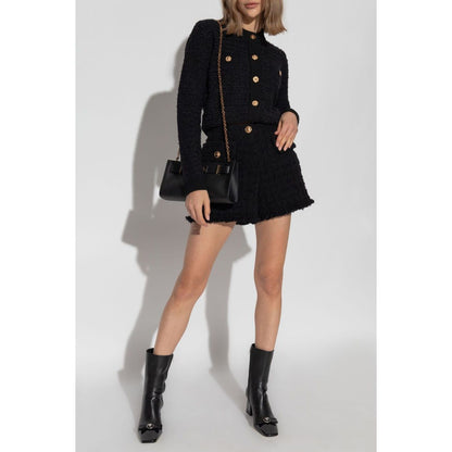 Versace Heritage tweed mini shorts Short trousers