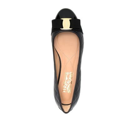 Ferragamo Varina quilted ballerinas Flat Shoes