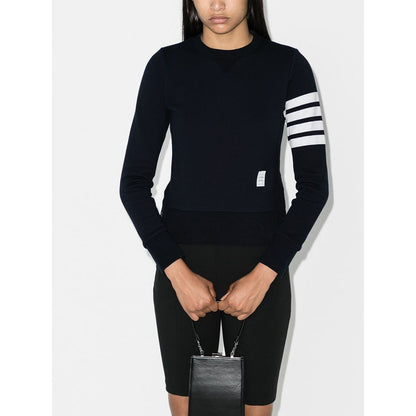 Thom Browne Sweaters Blue Topwear