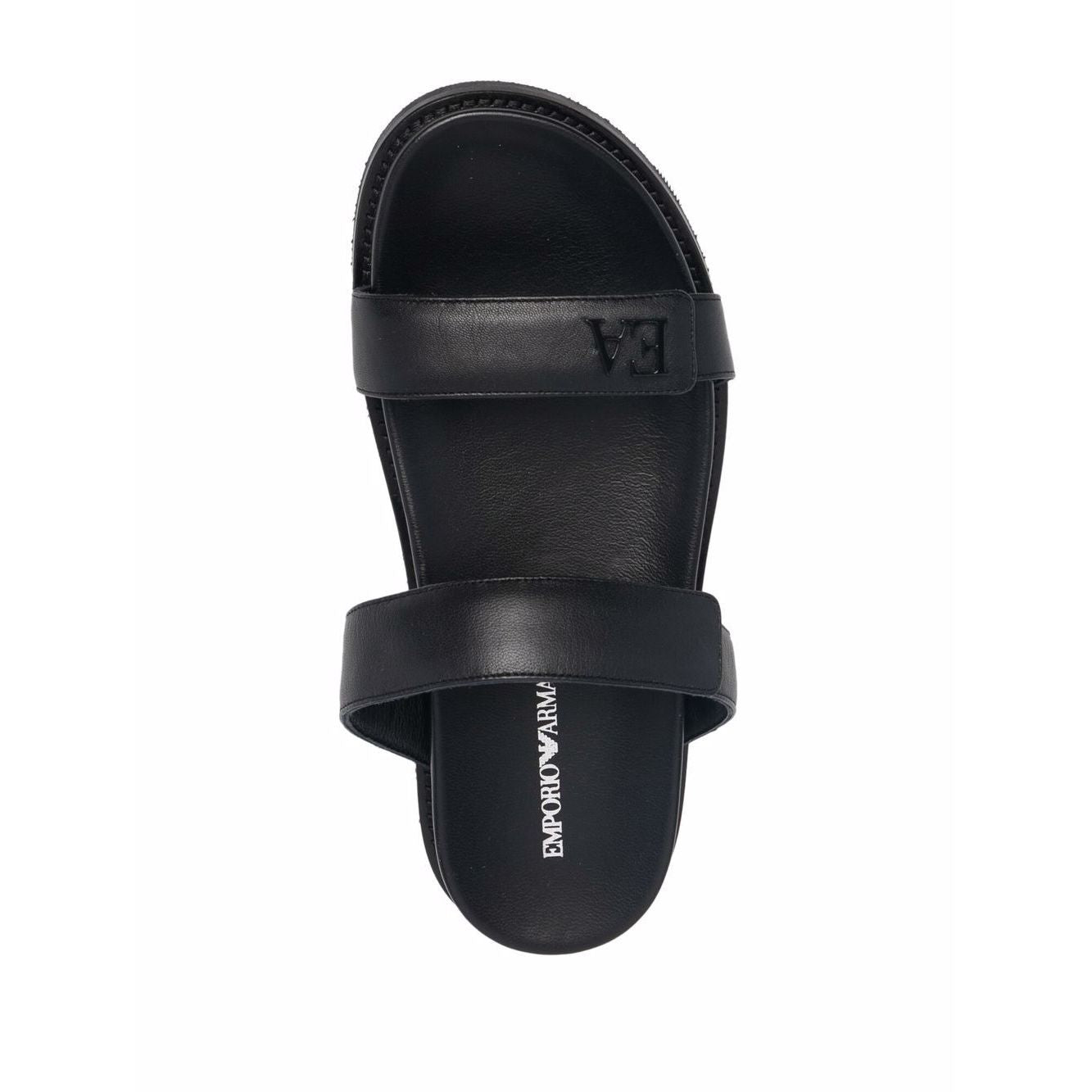 EMPORIO ARMANI EXCLUSIVE Emporio Armani double-strap leather sandals Sandals