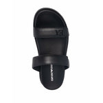 EMPORIO ARMANI EXCLUSIVE Emporio Armani double-strap leather sandals Sandals