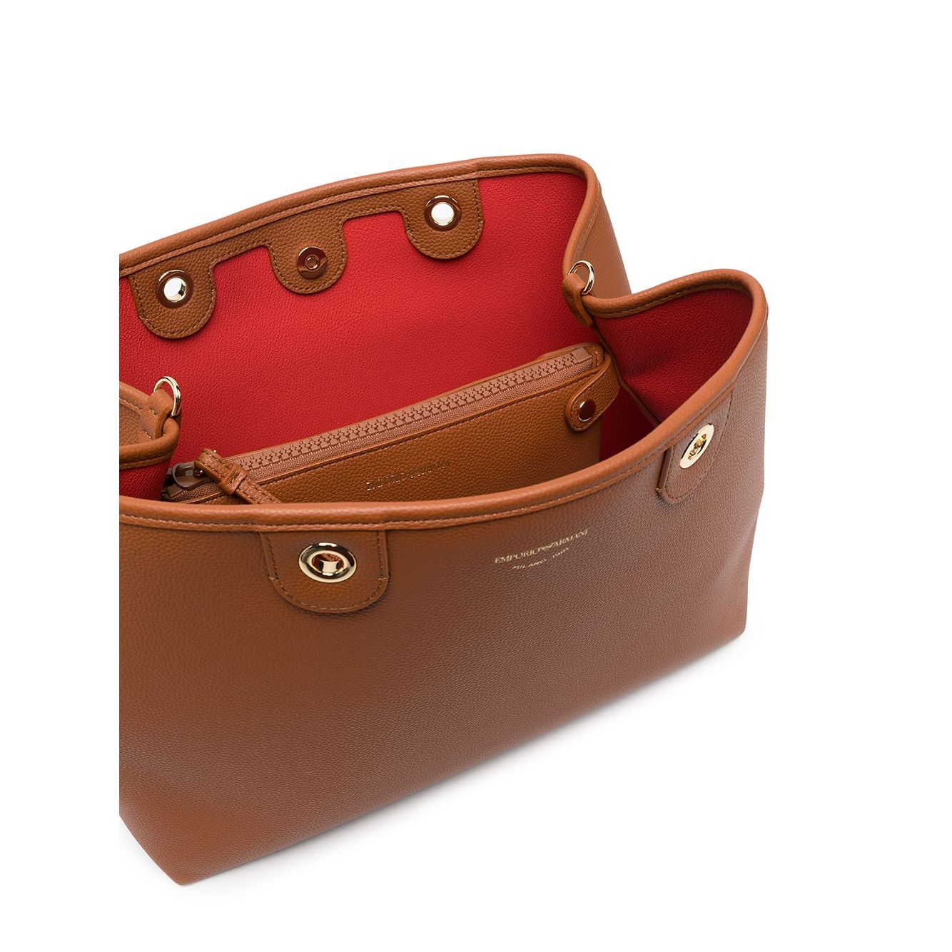 Emporio Armani logo-strap tote bag Shopper