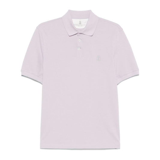 Brunello Cucinelli T-shirts and Polos Purple Topwear