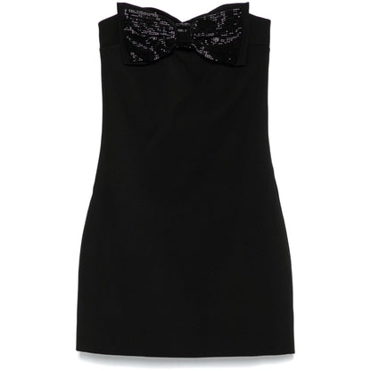 Self-Portrait crepe bandeau mini dress Dresses