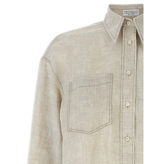 Brunello Cucinelli linen shirt Shirts
