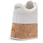 Valentino Garavani Freedots XL Sneaker in Calfskin and Cork Sneakers